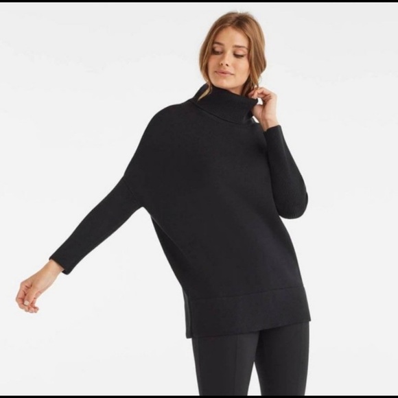 vetta Sweaters - Vetta black convertible sweater